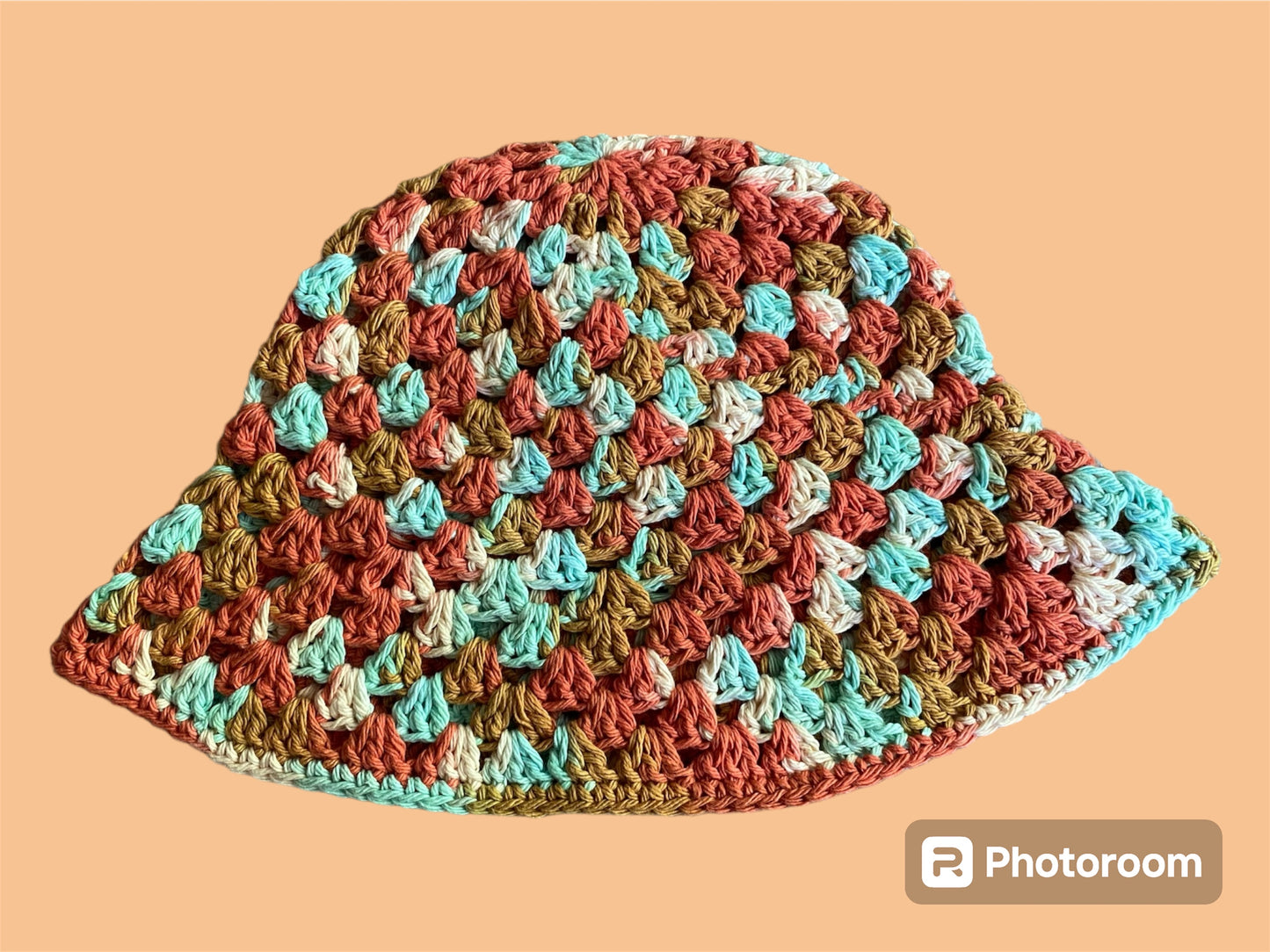 Granny Stitch Bucket Hat | Sunrise Ombre