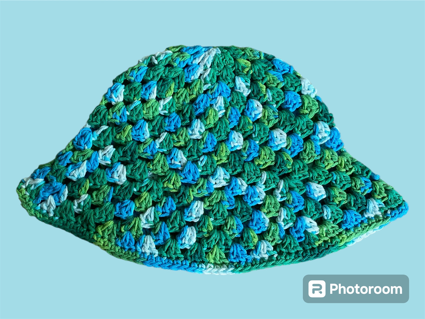 Granny Stitch Bucket Hat | Seaweed