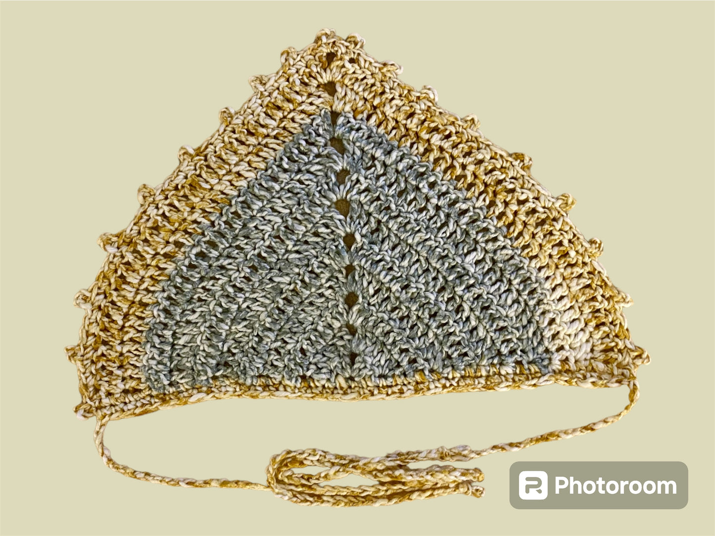 Crochet Picot Bandana | Fools Gold