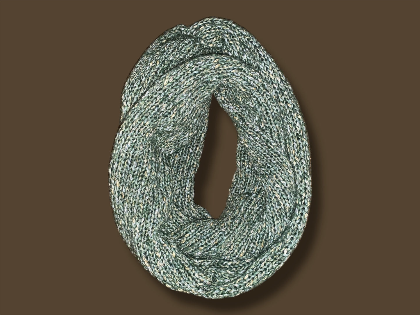 Knitted infinity scarf | Cliffs of Moher