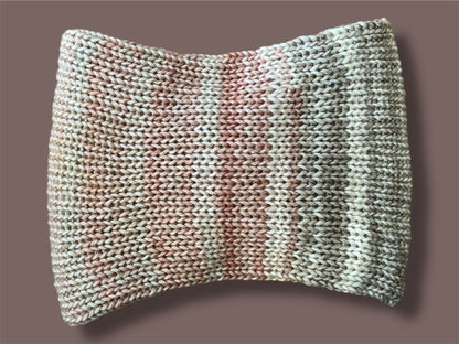 Knitted Ear Warmer | Brandy Rose | Adult Size