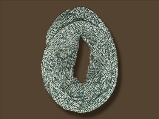 Knitted infinity scarf | Cliffs of Moher