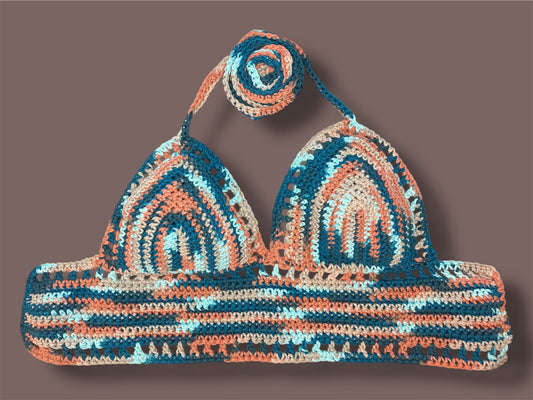 Lilly Top | Medium | Coral Sea Ombre